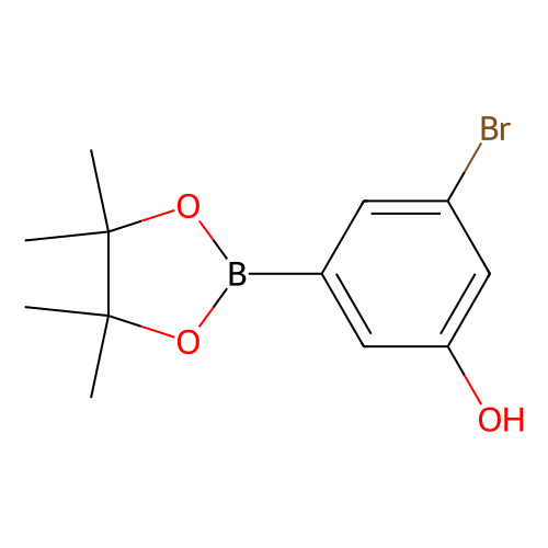 3-Bromo-5-hydroxyphenylboronic acid, pinacol ester, min 96%, 1 gram