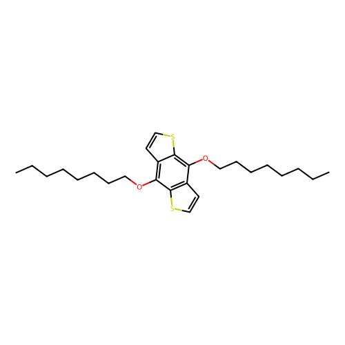 4, 8-Bis-n-octyloxybenzo[1, 2-b:4, 5-b']dithiophene, min 98% (GC), 1 gram