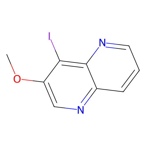 4-Iodo-3-methoxy-1, 5-naphthyridine, min 95%, 1 gram