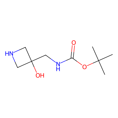 tert-butyl N-[(3-hydroxyazetidin-3-yl)methyl]carbamate, min 97%, 1 gram
