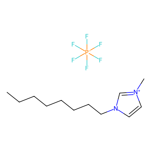 1-Octyl-3-methylimidazolium hexafluorophosphate, min 95%, 100 grams