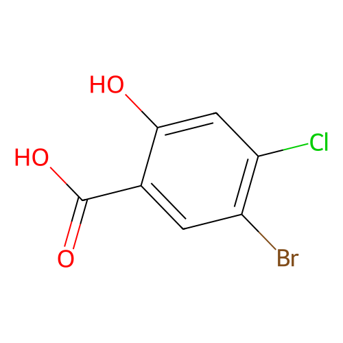 5-Bromo-4-chloro-2-hydroxybenzoic acid, min 98%, 1 gram