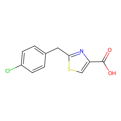 2-(4-Chlorobenzyl)thiazole-4-carboxylic acid, min 97%, 1 gram