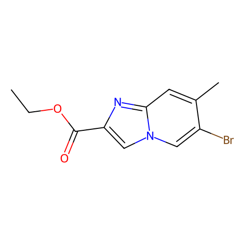 Ethyl 6-bromo-7-methylimidazo[1, 2-a]pyridine-2-carboxylate, min 98%, 1 gram