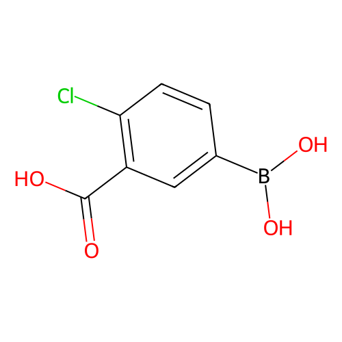 3-Carboxy-4-chlorobenzeneboronic Acid (contains Anhydride), min 98%, 100 grams