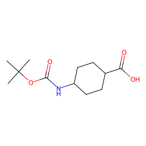 trans-4-(tert-butoxycarbonylamino)cyclohexanecarboxylic acid, min 98%, 100 grams