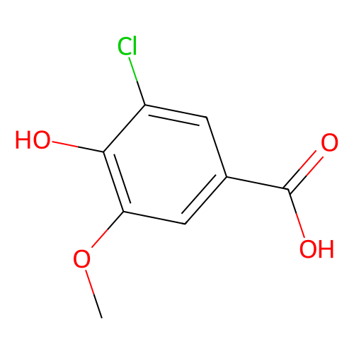 5-Chlorovanillic acid, min 90%, 100 grams, Technical Grade