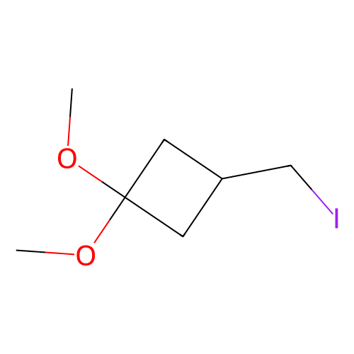 3-(Iodomethyl)-1, 1-dimethoxycyclobutane, min 95%, 1 gram