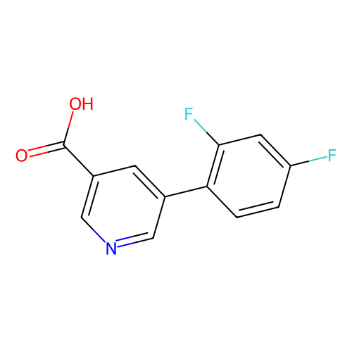 5-(2, 4-Difluorophenyl)nicotinic acid, min 97%, 5 grams