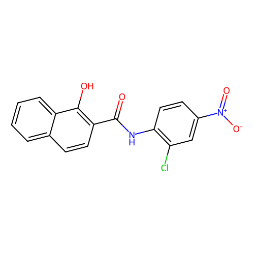 N-(2-chloro-4-nitrophenyl)-1-hydroxynaphthalene-2-carboxamide, min 97%, 1 gram