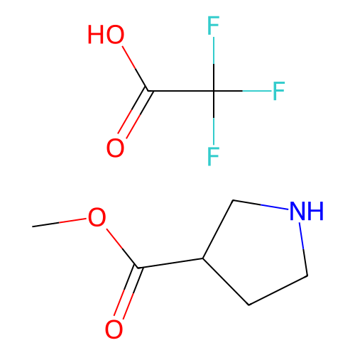 methyl (3R)-pyrrolidine-3-carboxylate trifluoroacetate, min 97%, 1 gram