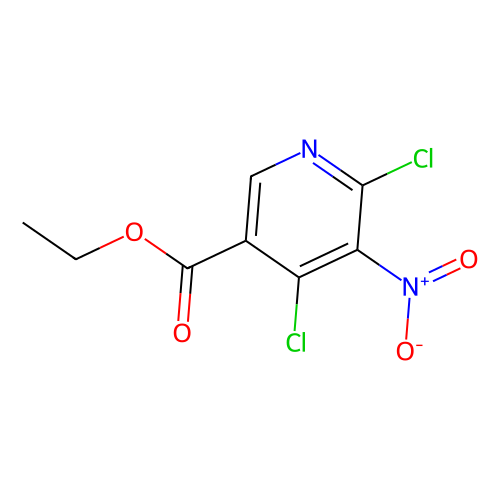 Ethyl 4, 6-dichloro-5-nitronicotinate, min 97%, 10 grams