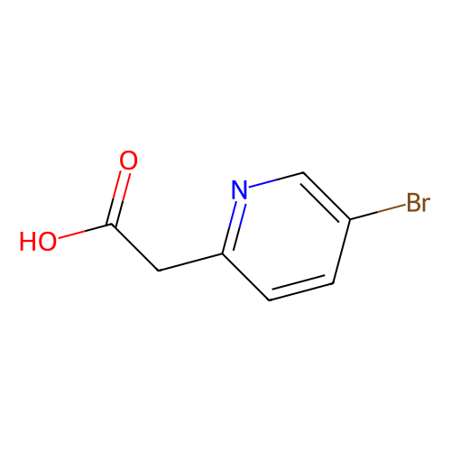 5-Bromopyridine-2-acetic acid, min 97%, 10 grams