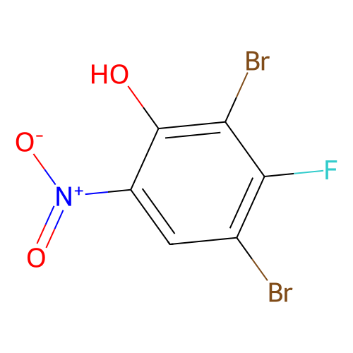 2, 4-Dibromo-3-fluoro-6-nitrophenol, min 98%, 1 gram