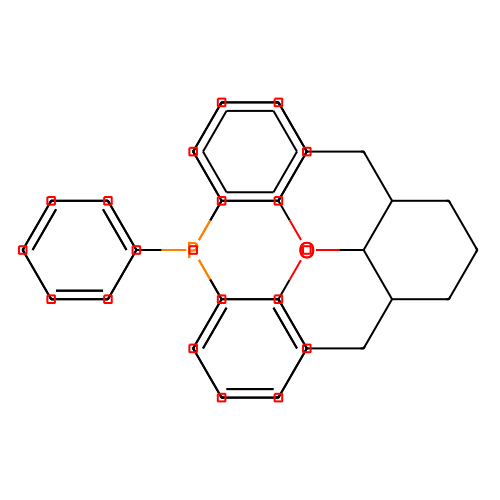 (+)-1, 13-Bis(diphenyl)phosphino-(5aR, 8aR, 14aR)-5a, 6, 7, 8, 8a, 9-hexahydro-5H-[1]benzopyrano [3, 2-d]xanthene, min 97%, 100 mg