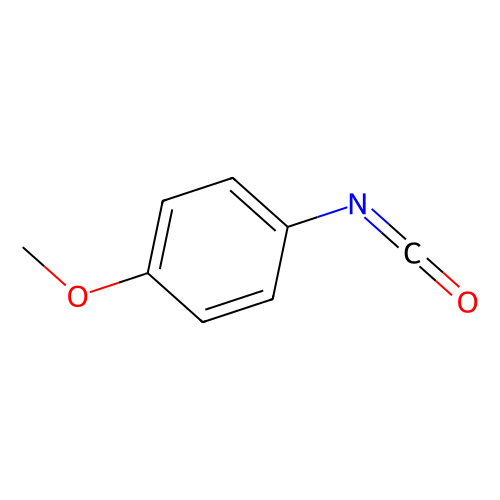 4-Methoxyphenyl Isocyanate, min 98% (GC), 100 grams