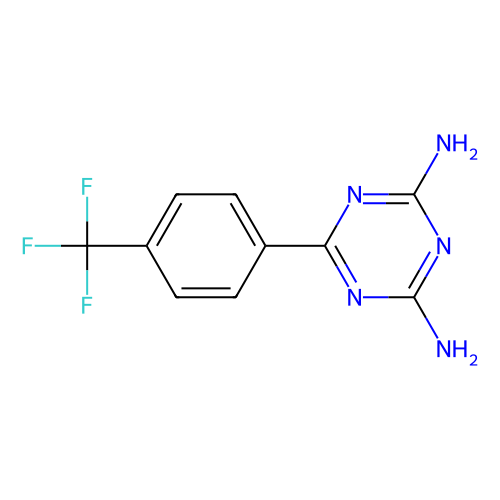 2, 4-Diamino-6-[4-(trifluoromethyl)phenyl]-1, 3, 5-triazine, min 98%, 1 gram