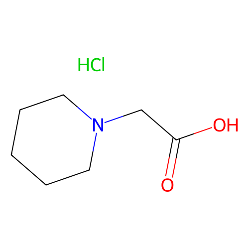 1-PIPERIDINYLACETIC ACID HYDROCHLORIDE, 500 mg