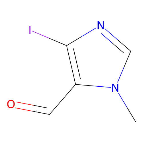 4-Iodo-1-methyl-1H-imidazole-5-carboxaldehyde, min 98%, 1 gram