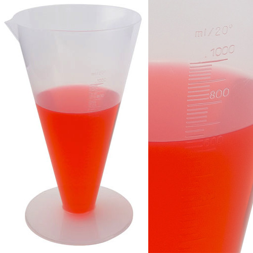 100mL Conical, Graduated Cylinder, case/6