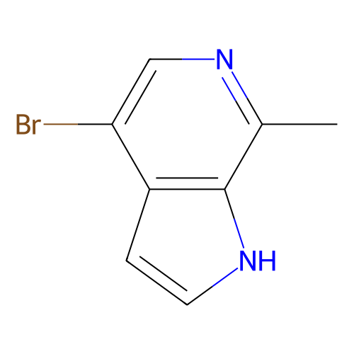 4-bromo-7-methyl-1H-Pyrrolo[2, 3-c]pyridine, min 97%, 1 gram
