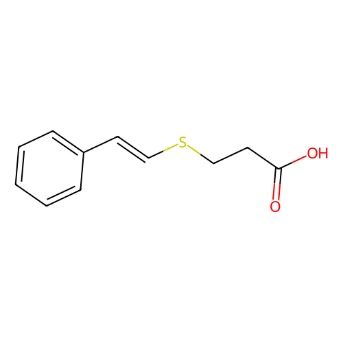 3-(Styrylthio)propanoic acid, min 97%, 1 gram