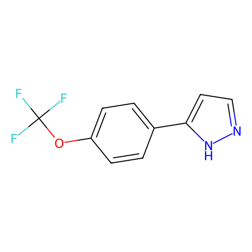 3-[4-(Trifluoromethoxy)phenyl]-1H-pyrazole, min 90%, 250 mg