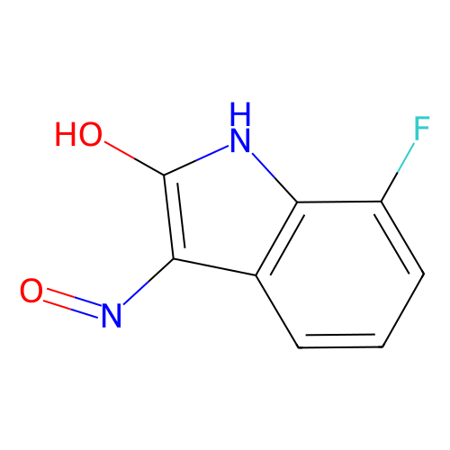7-Fluoro-3-(hydroxyimino)indolin-2-one, min 96%, 1 gram