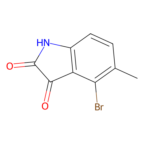 4-Bromo-5-methylindoline-2, 3-dione, min 97%, 100 grams