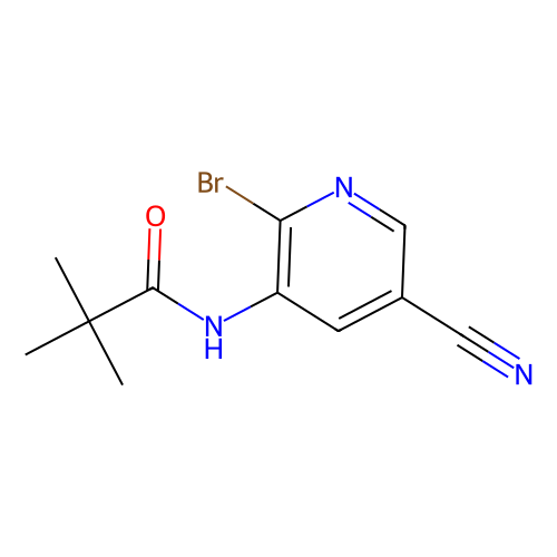 N-(2-Bromo-5-cyanopyridin-3-yl)pivalamide, 1 gram