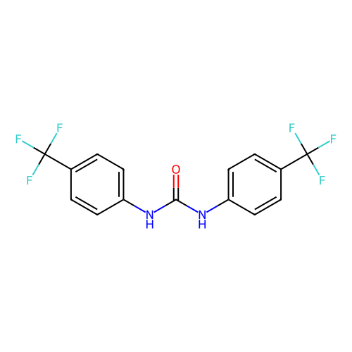 1, 3-Bis[4-(trifluoromethyl)phenyl]urea, min 98% (HPLC), 1 gram