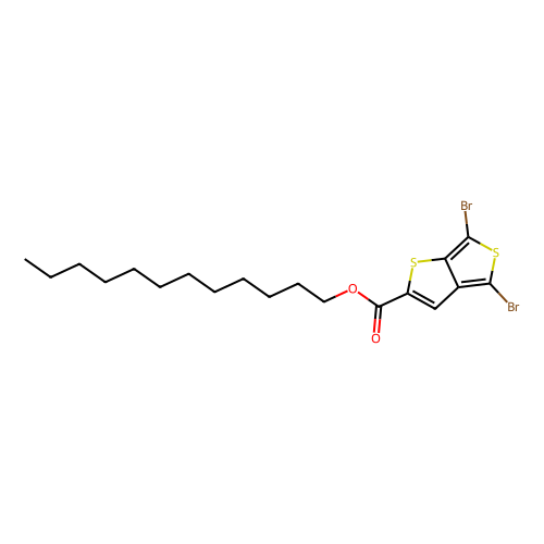Dodecyl 4, 6-dibromothieno[3, 4-b ]thiophene-2-carboxylate, min 98% (HPLC), 100 mg