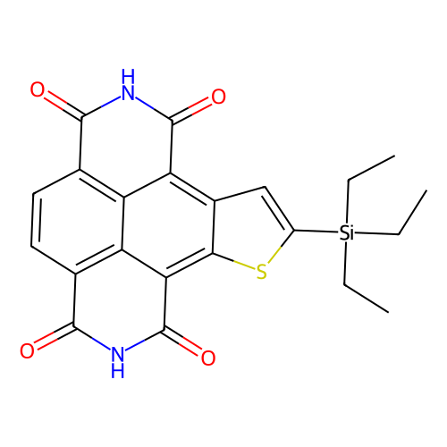 10-(Triethylsilyl)benzo[lmn]thieno[2, 3-f][3, 8]phenanthroline-1, 3, 6, 8(2H, 7H)-tetraone, min 95%, 25 mg