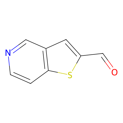 Thieno[3, 2-c]pyridine-2-carbaldehyde, min 95%, 1 gram