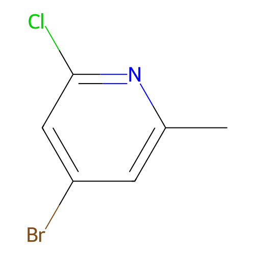 4-bromo-2-chloro-6-methylpyridine, min 97%, 1 gram