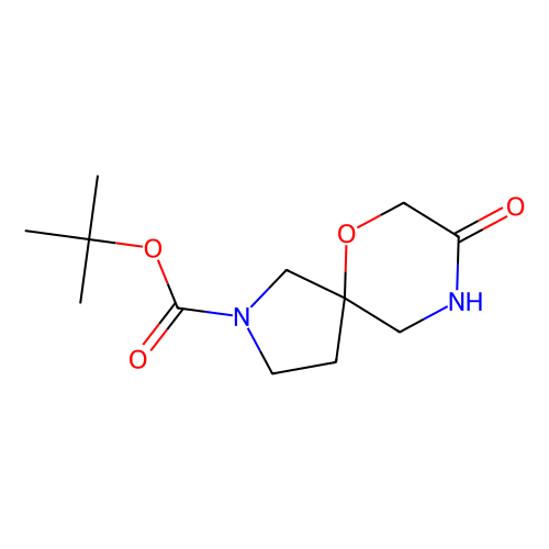 tert-butyl 8-oxo-6-oxa-2, 9-diazaspiro[4.5]decane-2-carboxylate, min 97%, 1 gram
