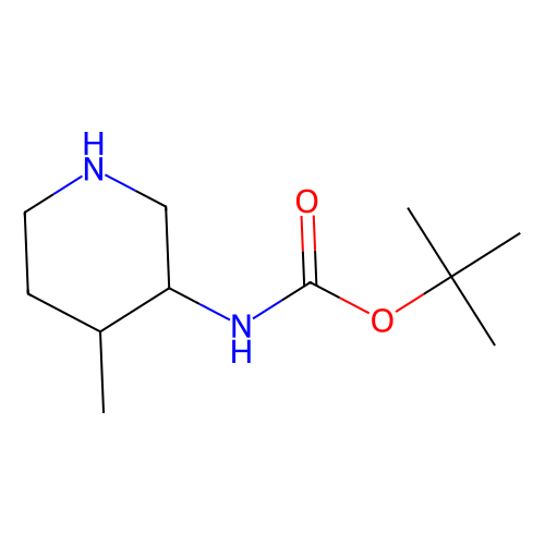 tert-butyl N-[cis-4-methylpiperidin-3-yl]carbamate, min 97%, 1 gram