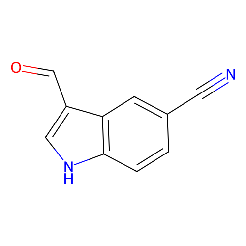 3-Formyl-1H-indole-5-carbonitrile, min 97%, 10 grams