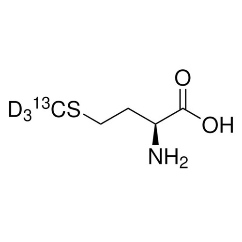 L-Methionine-(methyl-13C, d3), min 99 atom% 13C, min 98 atom% D, min 98%, 100 mg