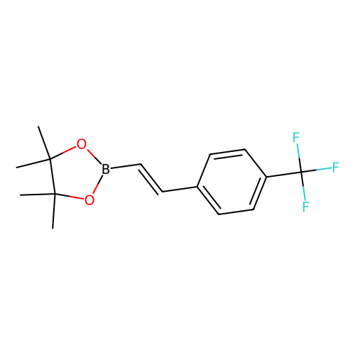 (E)-4, 4, 5, 5-Tetramethyl-2-(4-(trifluoromethyl)styryl)-1, 3, 2-dioxaborolane, min 95%, 100 mg