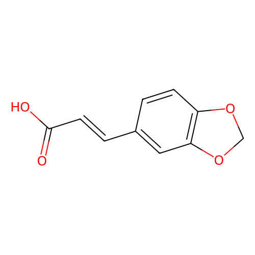 3, 4-Methylenedioxycinnamic Acid, min 99%, 100 grams