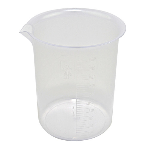 Griffin Beakers, Polypropylene, 2000mL, case/4