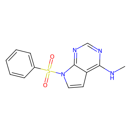 7-(benzenesulfonyl)-N-methyl-7H-pyrrolo[2, 3-d]pyrimidin-4-amine, min 97%, 1 gram