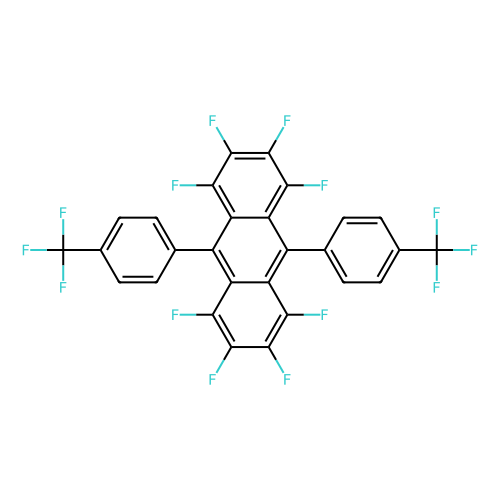 1, 2, 3, 4, 5, 6, 7, 8-Octafluoro-9, 10-bis[4-(trifluoromethyl)phenyl]anthracene, min 97%, 1 gram