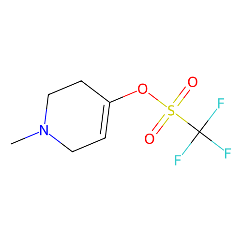 1-methyl-1, 2, 3, 6-tetrahydropyridin-4-yl trifluoromethanesulfonate, min 97%, 1 gram