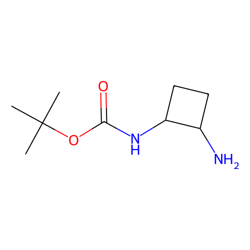 tert-butyl N-[(1S, 2S)-2-aminocyclobutyl]carbamate, min 97%, 100 mg