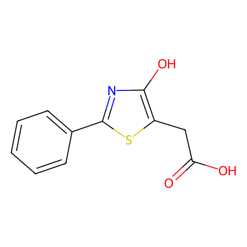 2-(4-Hydroxy-2-phenyl-1, 3-thiazol-5-yl)acetic acid, 1 gram