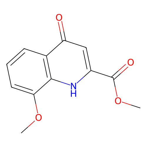 Methyl 4-hydroxy-8-methoxyquinoline-2-carboxylate, min 98%, 1 gram