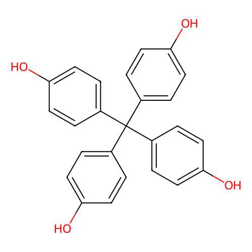 4, 4', 4'', 4'''-Methanetetrayltetraphenol, min 95%, 1 gram