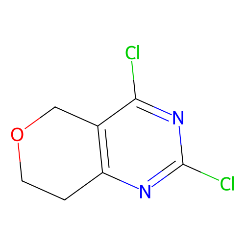 2, 4-dichloro-5H, 7H, 8H-pyrano[4, 3-d]pyrimidine, min 97%, 1 gram